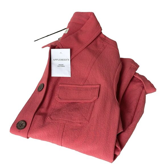 Fall Jacket Appleseeds Women's Blazer Button Front Pockets Size PM Petite M NEW - Picture 2 of 6